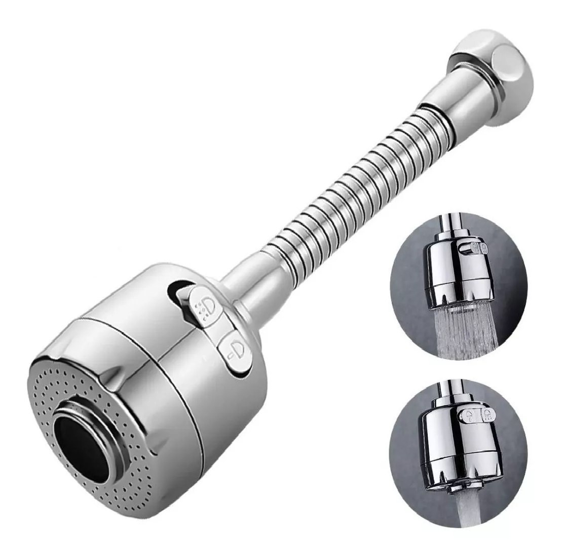 Miniatura 5 de Grifo Ahorrador De Agua Cocina Cuello Fl